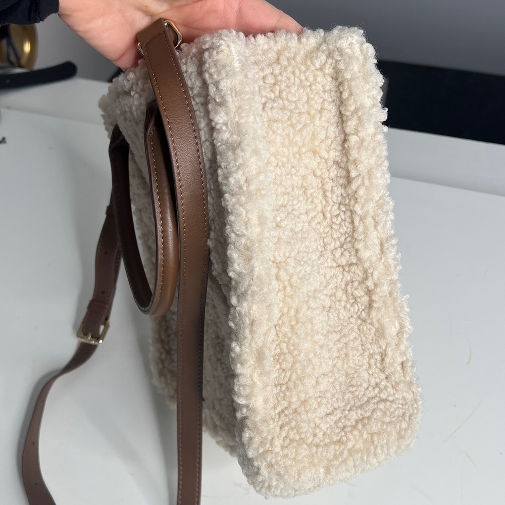 Suncoo Avner Wool Tote Crossbody East West Bag - Picture 4 of 9